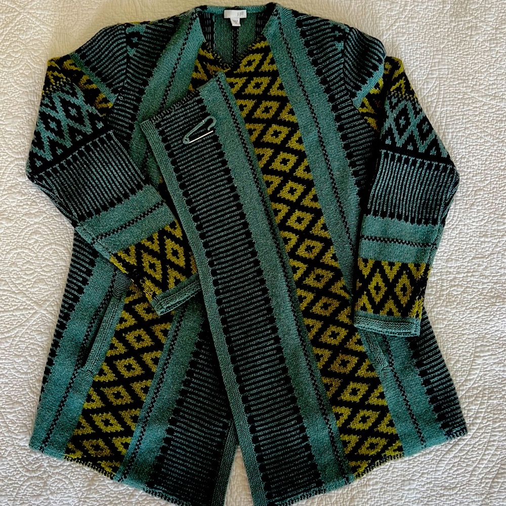 Ladies wrap cardigan. J Jill size large.
